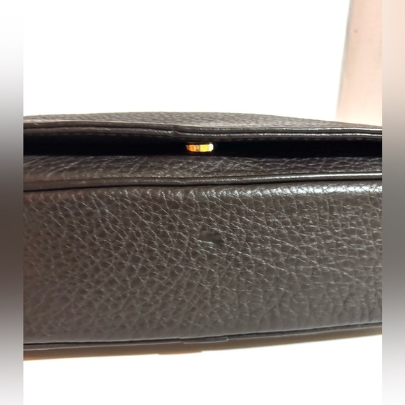 Coach vintage pebbles leather Dark Brown Leather Crossbody Bag - Picture 3 of 10